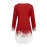Women's Elegant Long Sleeve Christmas Party Dress - Winter Formal Gown with Flowing Dress, Machine Washable Holiday Attire for Xmas Weddings & New Year's Eve Events, Autumn/Winter Wedding Dress for home Celebrations
