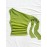Women's Elegant Blouse with Asymmetric One-Shoulder Neckline & Ruffled Hem - Slim Fit Top, Medium Stretch Solid Color Shirts for Year-Round Wear, Machine Washable for, Semi-Formal or Party Outfits