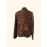 Women's Elegant Bow Tie/ascot Collar Blouse with Button Front - Loose Fit Leopard Print Shirt Jacket, Machine Washable Year-Round Versatile Tops for Casual, Office & Smart-Casual Wear