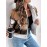 Vintage Corduroy Jacket with Faux Trim - Plaid Lapel Collar Short Coat, Workwear Lapel Pocket & Button Closure, Machine Washable Winter Outerwear (Brown/Beige) - Casual to Smart Casual Coat